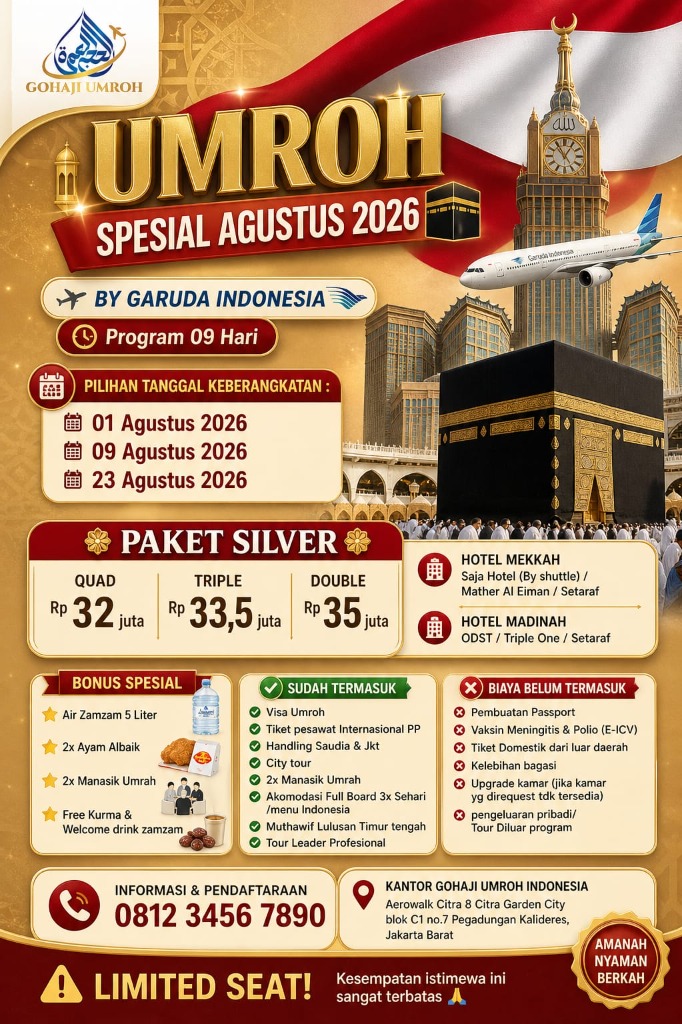Umroh Spesial Paket Silver Oktober 2026